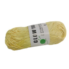 Fil Noctilucence pour crochet, tricot, boules de-G006 jaune vif