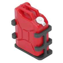 Simulation Plastic Mini Fuel Tank for 1/8-1/10 RC Climbing Car Red