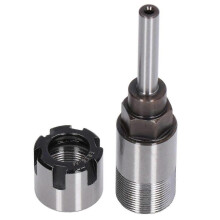 Router Bit Extension Rod Cemented Carbide Adapter 1/4in Round Shank for Trimming