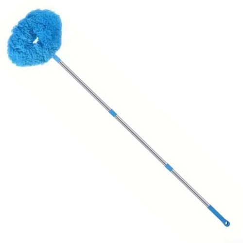 Flexible Length Ceiling Fan Duster With Adjustable Reach Microfiber Duster Head Aluminum Handle