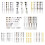 Zips Repair Set Fix Replacement Insertion Pin-120 pieces set 3