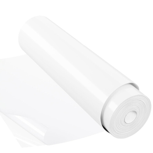 Vinyle Décoratif Autocollant Durable Blanc 100x30 cm