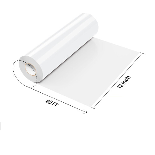 Vinyle Décoratif Autocollant Durable Blanc 100x30 cm 1