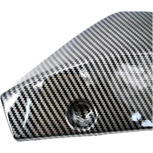 Splitter Side Skirt Extension Front Rear Bumper Lip Spoiler Diffuser Scratch Protector Carbon Fiber Winglets Black 2