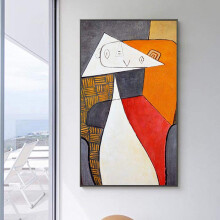 Paintings on Canvas 60x120cm Inner Frame Black, Abstract Art Reproductions For Living Room Decor, 24x47in