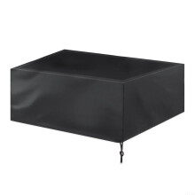 210D Oxford Cloth Black Waterproof Dust Cover Outdoor Billiard Pool Table Cover (287x155x82CM) Stain Resistant Outdoor