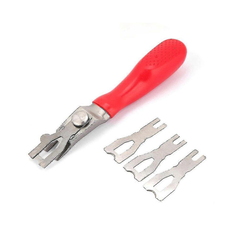 Kikidex (As Show, One Size) Pvc Vinyl Floor Welding Skiving Kit Floor Trimming Tool 3 Blades