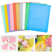 120 Sheets of Coloured Tissue Paper - 10 Assorted Colours 50x70cm for Gift Wrapping, Decorations, DIY Projects and Arts & Crafts