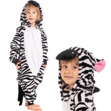 Pijama Infantil Kigurumi Onesie Disfraz Cebra 105-115 cm