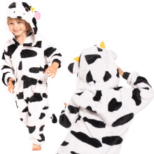 Pyjama pour enfants Kigurumi Onesie Costume Vache 105-115 cm