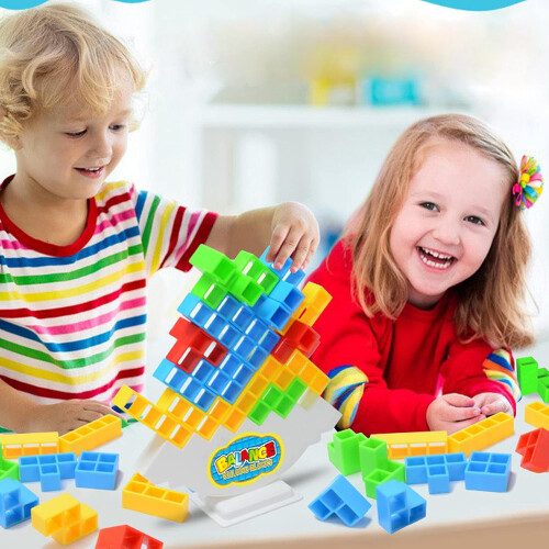 Bambebe Blocs de Construction Tetris 3D pour Enfants 48 Pièces 2