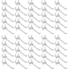 50 Pcs Pegboard Hooks,wall Shelf Hooks for Display Pegboard Garage Tools Storage Hanger Shelf Hooks
