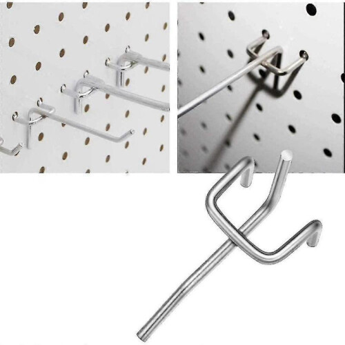 50 Pcs Pegboard Hooks,wall Shelf Hooks for Display Pegboard Garage Tools Storage Hanger Shelf Hooks 2