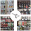 50 Pcs Pegboard Hooks,wall Shelf Hooks for Display Pegboard Garage Tools Storage Hanger Shelf Hooks 5