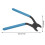 Ergonomic Hog Ring Plier with Cupped Spring-Loaded Jaws Tool 2