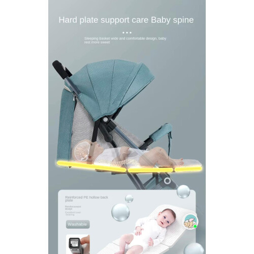 Lightweight Baby Stroller Travel Foldable Buggy UK 2