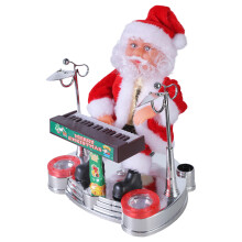 Cartoon Electric Santa Claus Lustige Musik zum-Klavier spielen