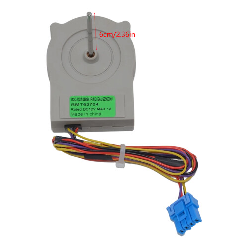 12V 4Pin Refrigerator Cooling Fan Motor Replacement Plastic Fan 2