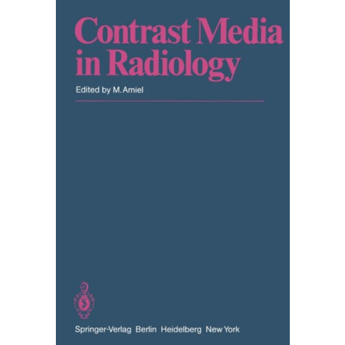 Contrast Media in Radiology Paperback Book