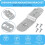 2Pieces Dishwasher Installation Clamp Replacement Set Universal 7