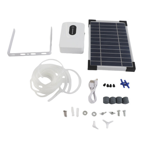Solar-Luftpumpe, einstellbar, großes Volumen,