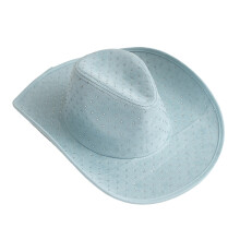 Sparkling Party Hat Heavy Crystal Stylish Rhinestones Hat-Blue