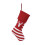 Charm-Strickstrumpf mit Weihnachtsmann und-roter Elch 1