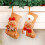 2 Stücke Weihnachten Lebkuchen Mann Junge-Teleskopischer Ingwer 5