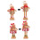 2-teiliges Plüsch-Lebkuchenmann-Puppen-Set-Weihnachtsstrümpfe 7