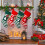 Mehrzweck-Weihnachtsstrickstrumpf mit-grüne Bäume 5