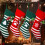 Mehrzweck-Weihnachtsstrickstrumpf mit-grüne Bäume 6