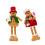 Yuletide Gingerbreads Man Gnomes Plush Figures Handmade 1
