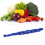 Large Blue Poultry Feeding Mesh Bag with Hook, 57cm Nylon String 1