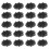 (As show, One size) 2000 Pcs Disposable Microphone Covers, Windscreen Mic Covers, Handheld Microphone Protective Cap fo 1