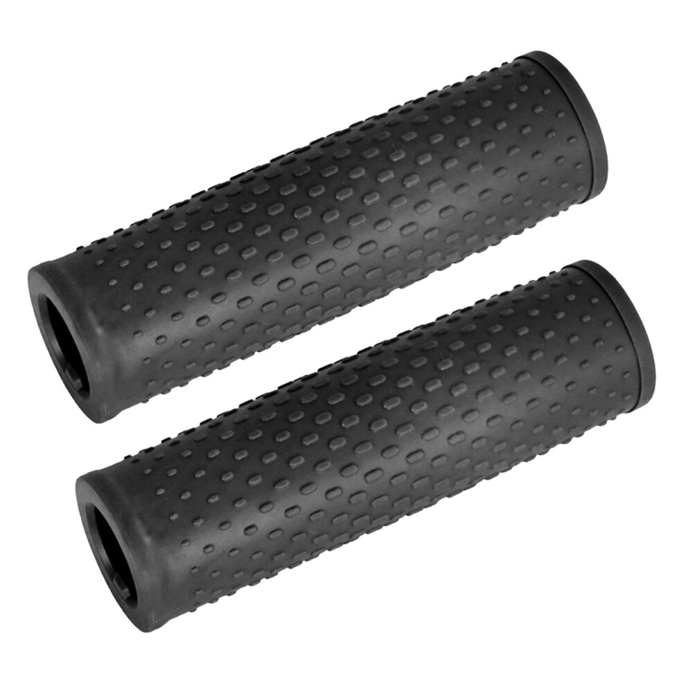 Rubber Handlebar Grip Replacement For Electric Scooter Nonslip Textured Universal Fit 9354506638368