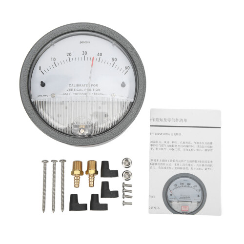 Smart Differential Pressure Gauge - Aluminum, Gray, 1/8" Thread 2