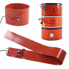 200L Drum Warmer 1000W Silicone Heater with Elastic Spring 125mm x 1740mm
