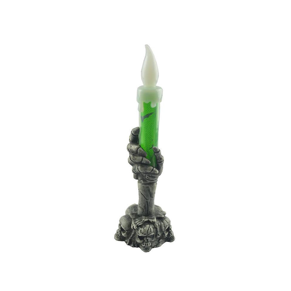 Kikidex (As Show, One Size) Halloween Ghost Hand Led Glowing Candle Night Skull Party Atmosphere Decor Props Light