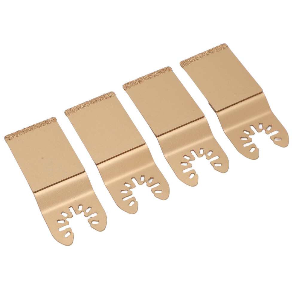 Precision 4Pcs Oscillating Saw Blades Diamond Carbide 1.3In For Woodworking 4651357251100
