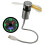 Clock Fans Time Temperature Display Metal Mini Fan USB Powered LED Fle 6
