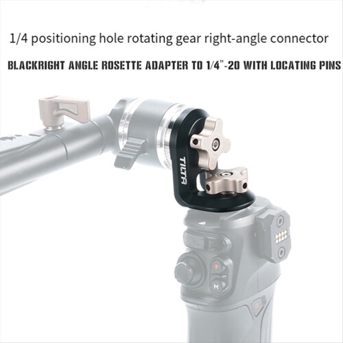 Retvinklet rosetadapter med 1/4"-20 positioneringsstifter til Nucleus 2