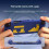 For Switch 2 Silicone Case Ultralight Shockproof Protective Cover with 3