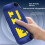 For Switch 2 Silicone Case Ultralight Shockproof Protective Cover with 4
