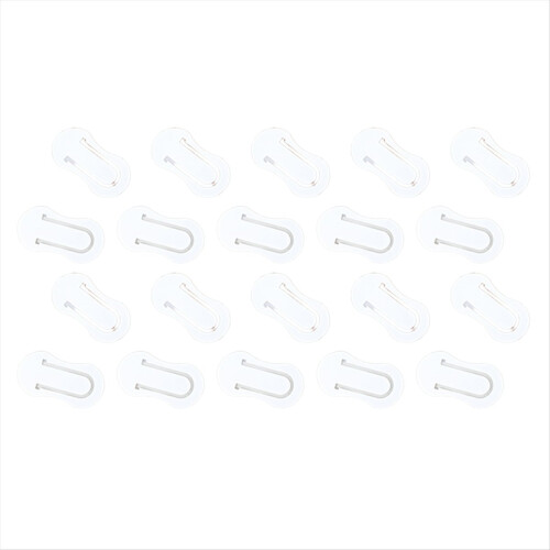 20 Stück sublimationsfreie PET-Lesezeichen, doppelseitig, transparent, hitzebeständig