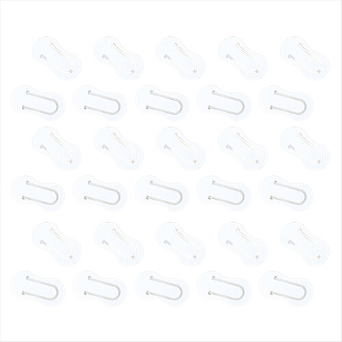 30 Stück sublimationsfreie PET-Lesezeichen, doppelseitig, transparent, hitzebeständig
