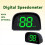 Bil digital GPS speedometer HUD head-up display med hastighet, USB-plugg 9