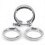Kit de flange com braçadeira V-Band macho/fêmea de 2,5 polegadas (63 mm) para tubo de escape de turbo 1