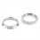 Kit de flange com braçadeira V-Band macho/fêmea de 2,5 polegadas (63 mm) para tubo de escape de turbo 5