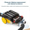 51 MCU Smart Car DIY Ηλεκτρονικό κιτ υπερήχων αποφυγής εμποδίων αυτόματης 5