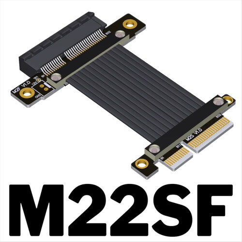 PCI-E X4 til forlængerkabel PCI Express Riser Extender Konverteradapter 2